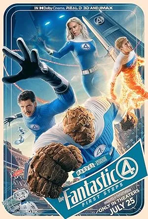 Poster for The Fantastic Four: First Steps